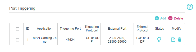 Image of displaying created profile
