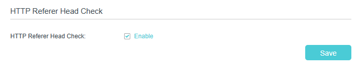 Image of enabling HTTP refer head check 