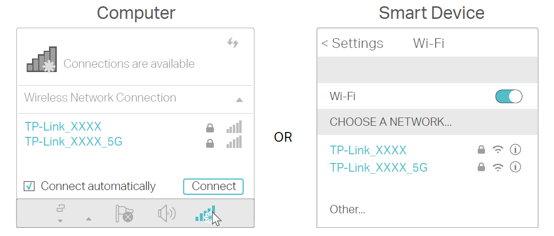 Connect Wirelessly