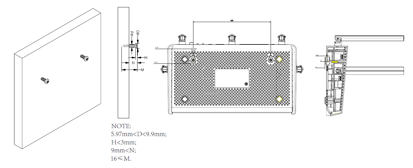 pole mounting diagram 