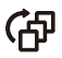 icon displaying three squares and an arrow