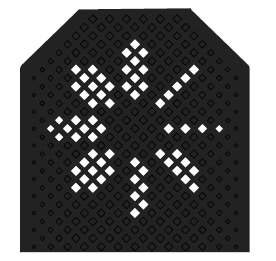 Display a Snowflake/sun pattern