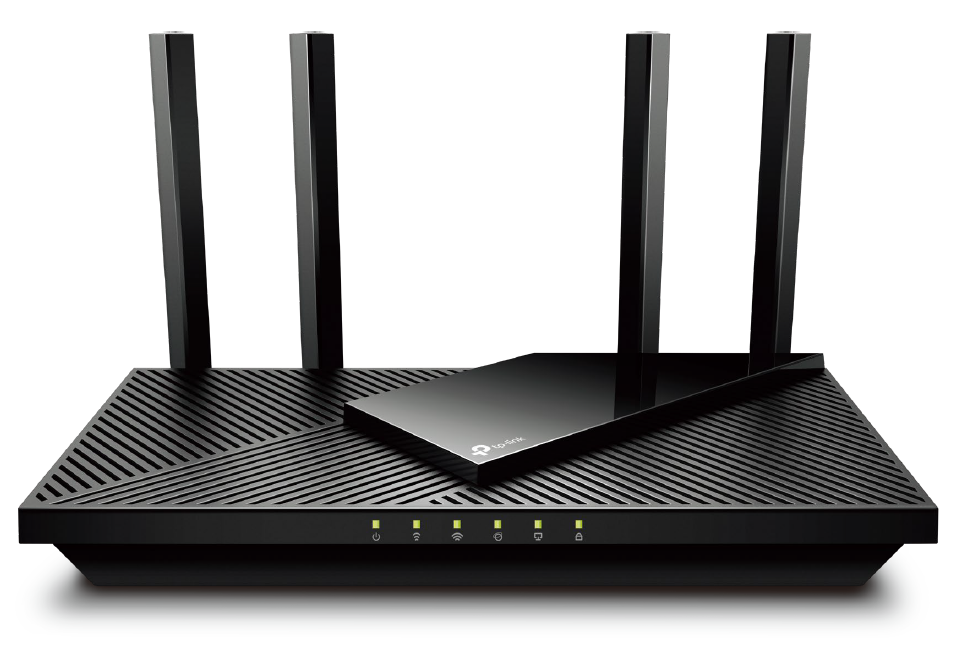 Top Panel of TP-Link AX1800 Dual Band Wi-Fi 6 Router