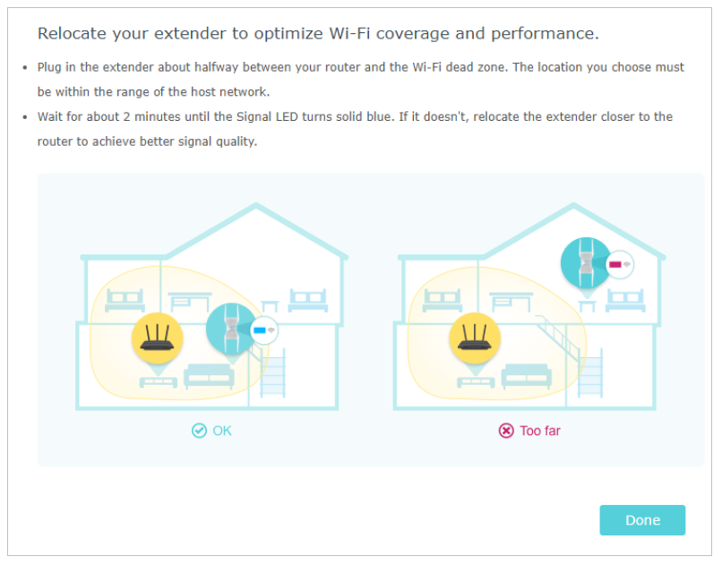 Relocate your range extender