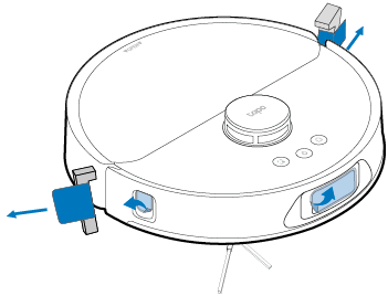 protective strips on front bumper and protective films