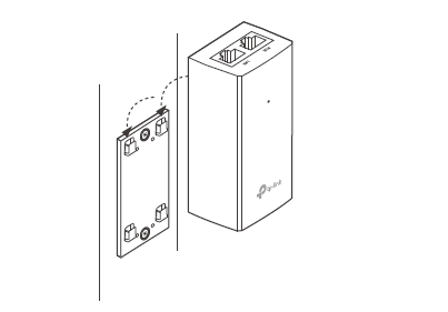 Image of attaching the adapter to the backet