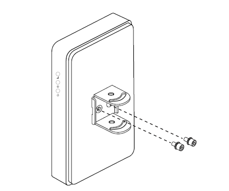 Image of installing backplane to the outdoor router