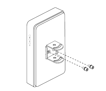 Image of installing backplane to the outdoor router