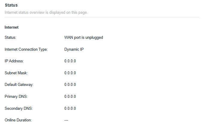 Check if the IP Address is 0.0.0.0