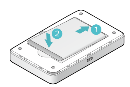 Install the provided battery