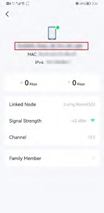 Located the device details as needed