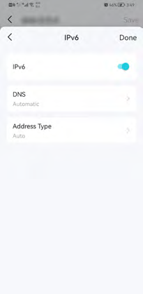 IPv6 is enabled for this profile