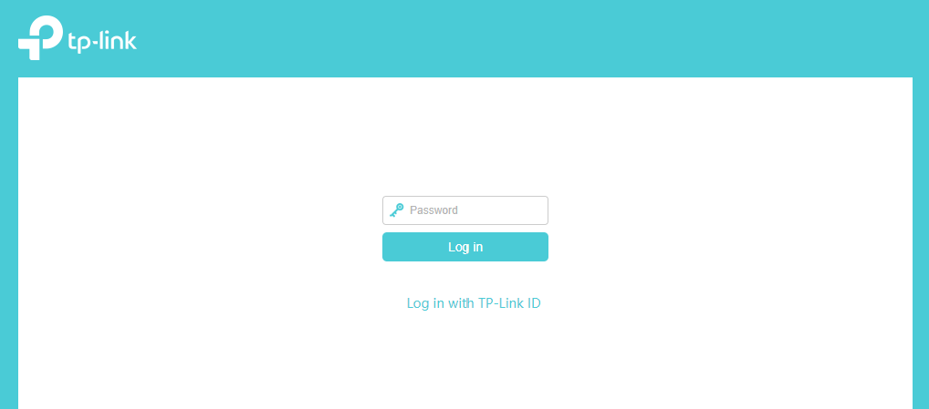 the web management page of the EasyMesh device