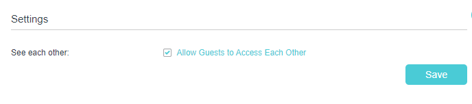 Guest Permissions section