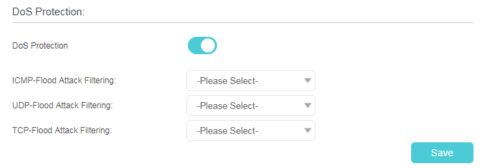 DoS Protection section