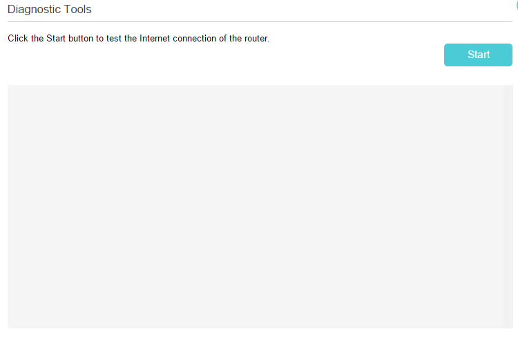 the Diagnostics page