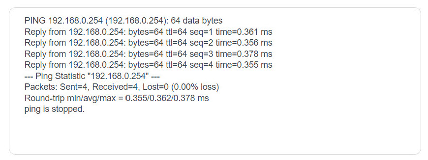The diagnostics result
