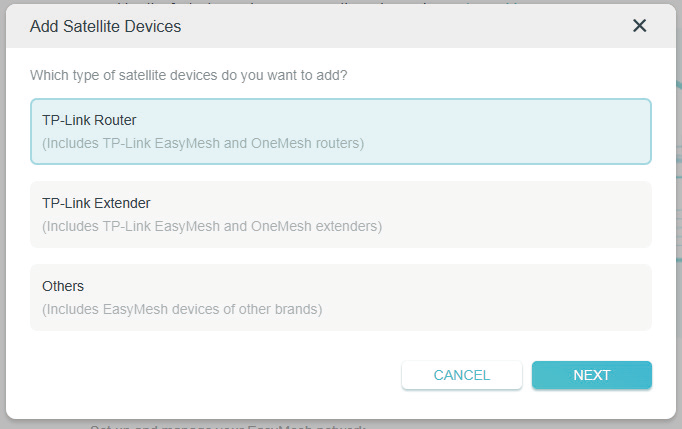 ADD SATELLITE DEVICES box