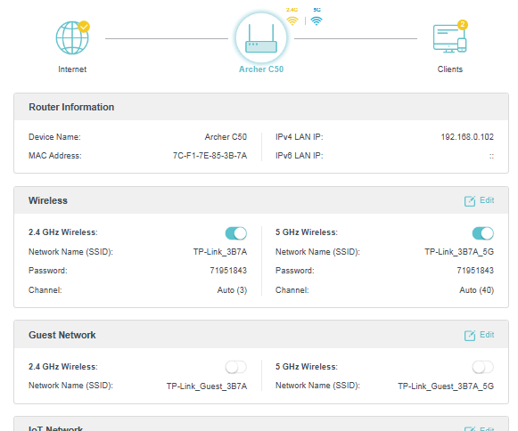 locate the router icon when the Router is in Access Point Mode