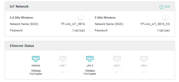 details page including guest network and so on when the Router is in Access Point Mode