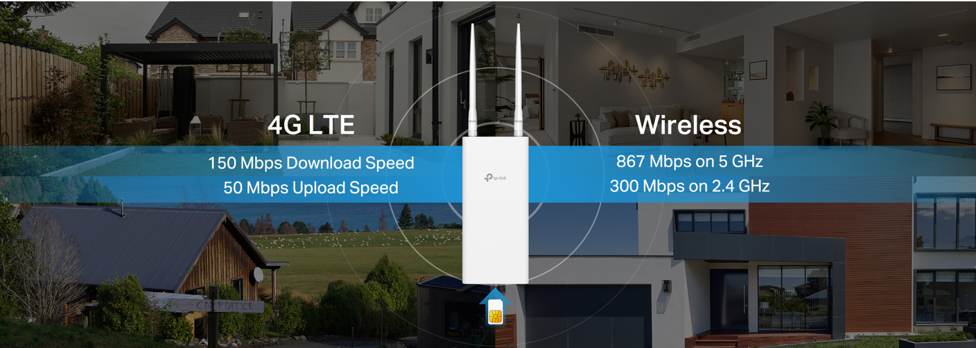 Image of 4G LTE and wireless speed