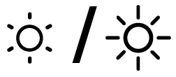 Brightness icon