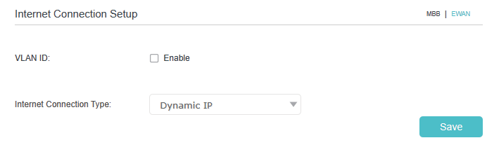 Dynamic IP connection