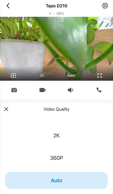 Choose video quality