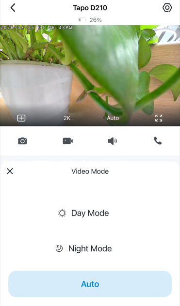 Choose video mode