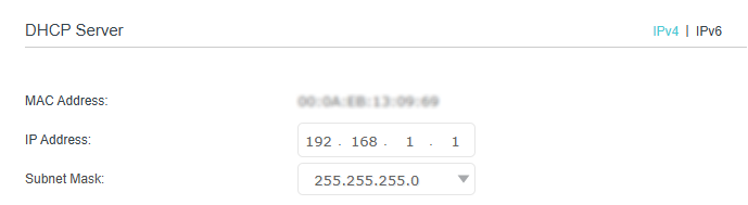 Image of LAN IP example.