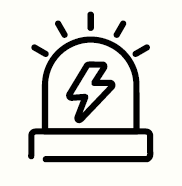 Anti-theft alarm icon