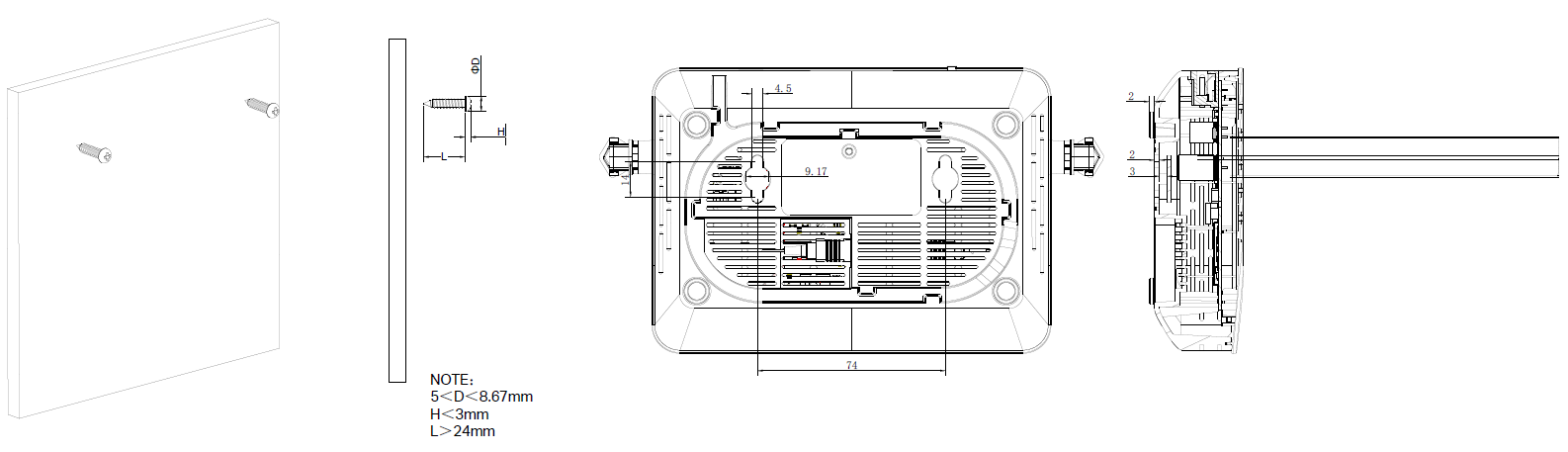 mounting diagram
