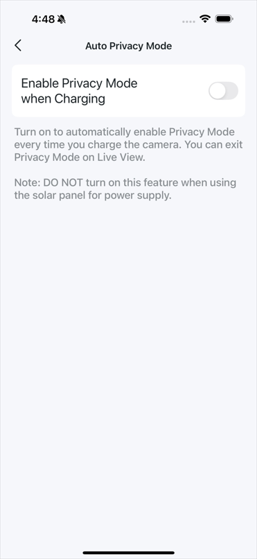 Auto Privacy Mode