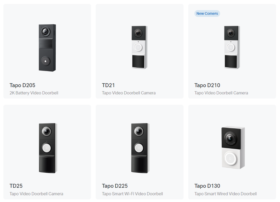 Doorbell image on the website