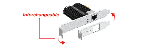 TX301's Low-Profile Bracket