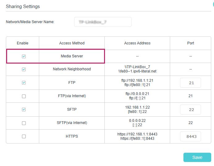 Image of enabling media server