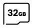 32 GB SD card icon