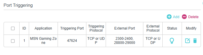 Image of displaying created profile