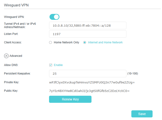 Image of enabling wireguard vpn