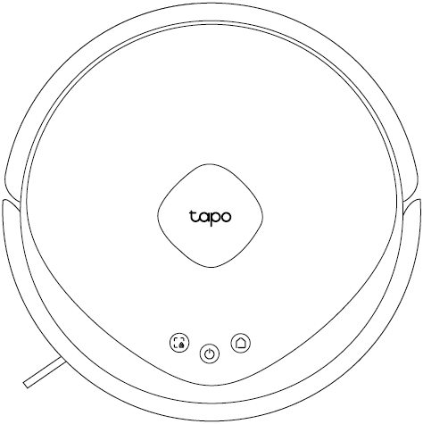 top of the Tapo robot vacuum