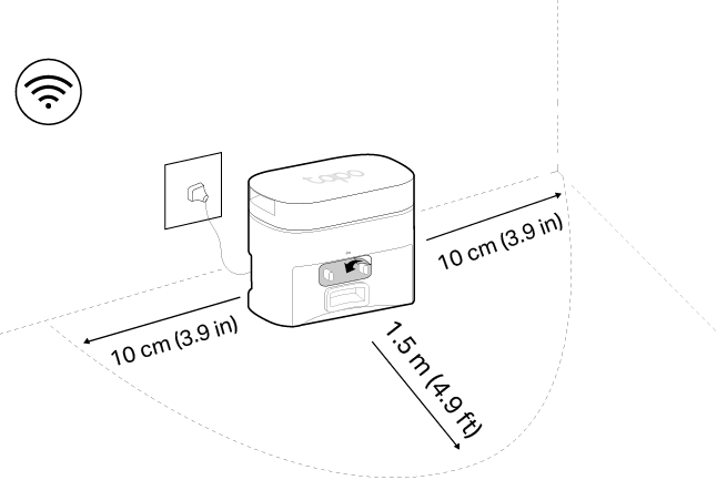 Dock on a hard and level surface