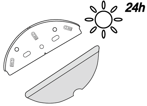 Sun dry the mop cloth and mop cloth mount.