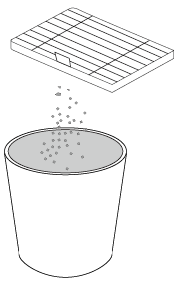 2. Remove the filter and clean the filter.