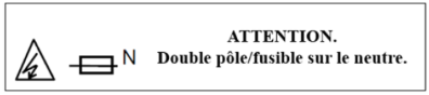 Caution notice for neutral overcurrent protection