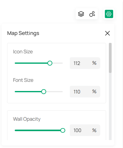 map settings