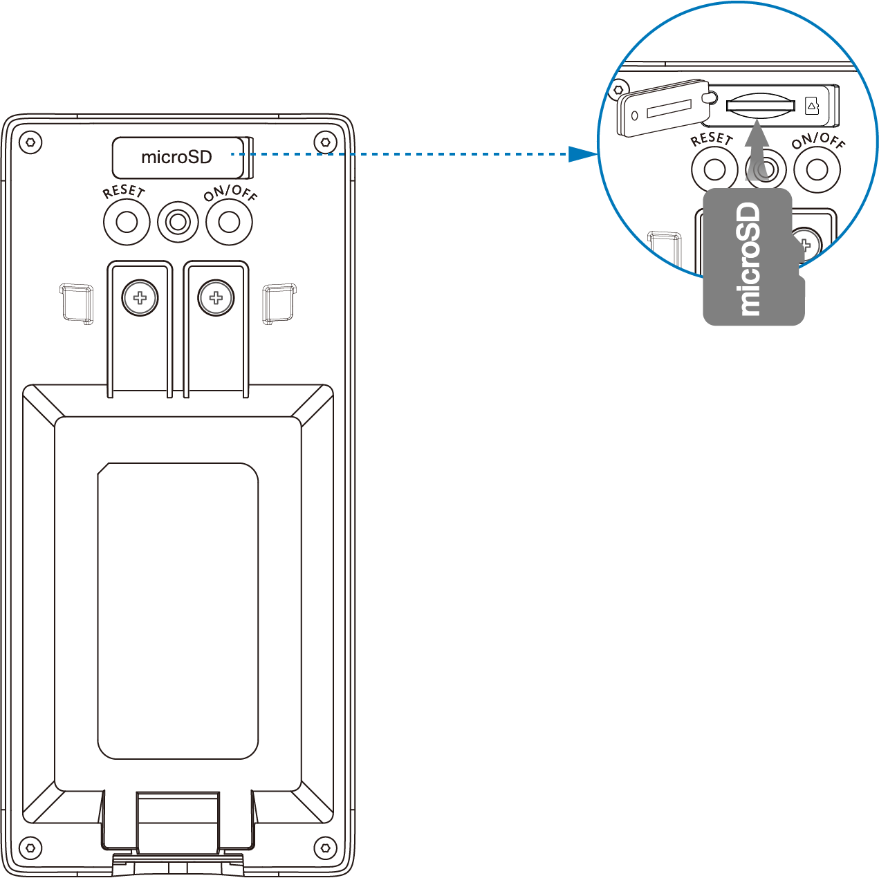 microSD card slot