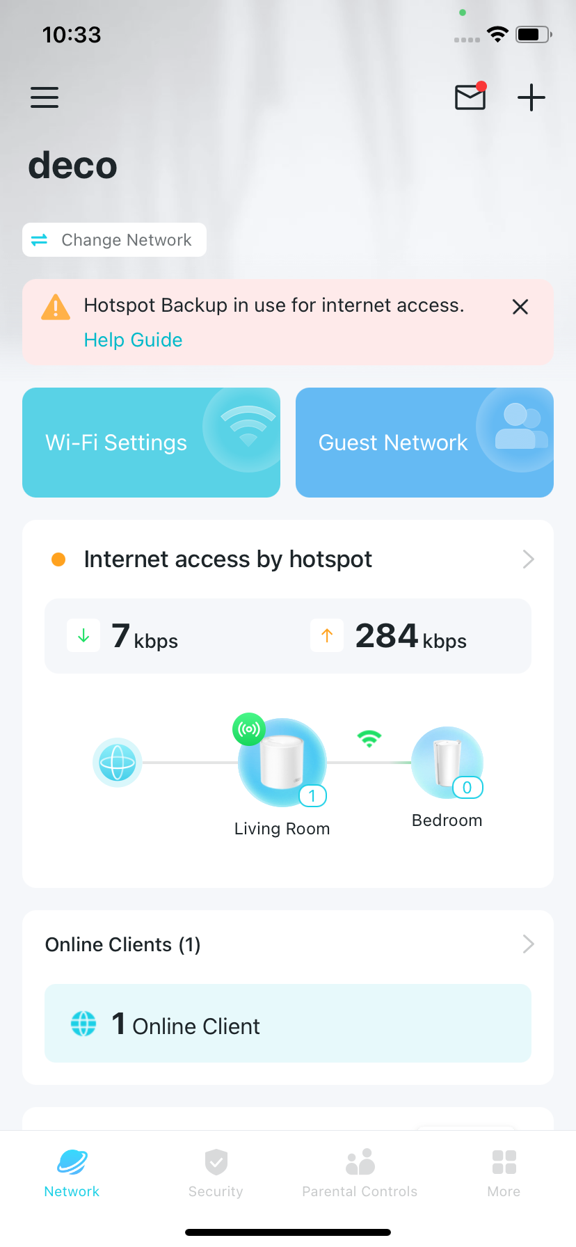 page indicating the setup is complete