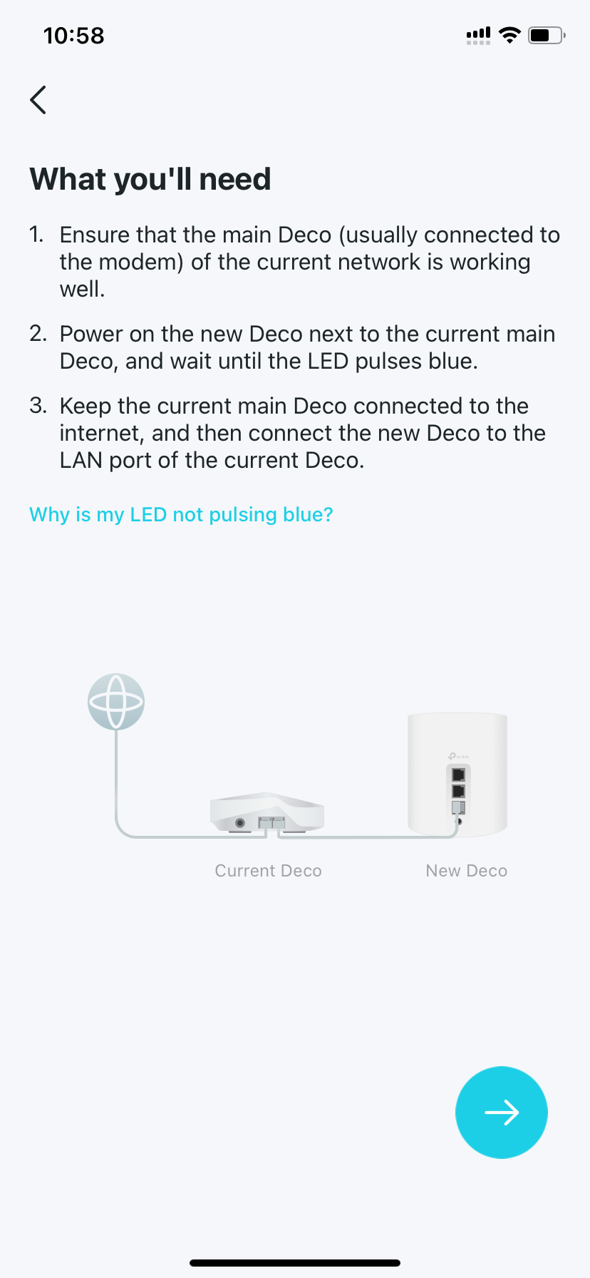 steps about replacing main Deco