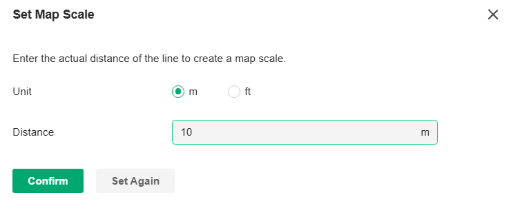 set map scale
