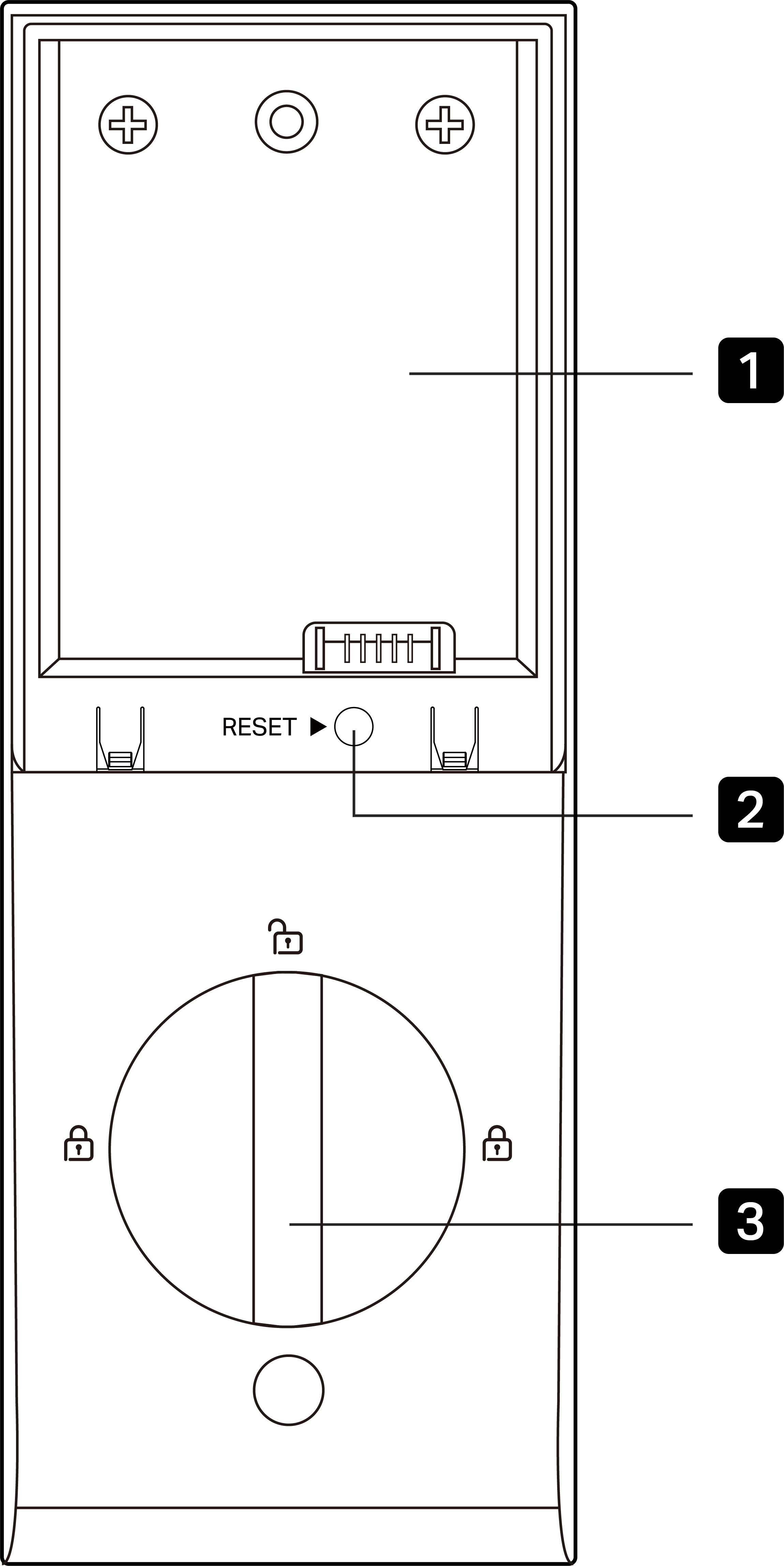 Front Panel of Interior Assembly